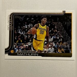 Topps Indiana Bennedict Mathurin NBA Basketball Card #48 Topps 2025/26